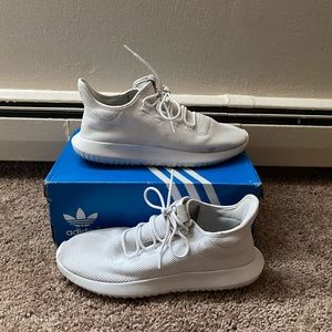 Adidas tubular shadow all white 10.5